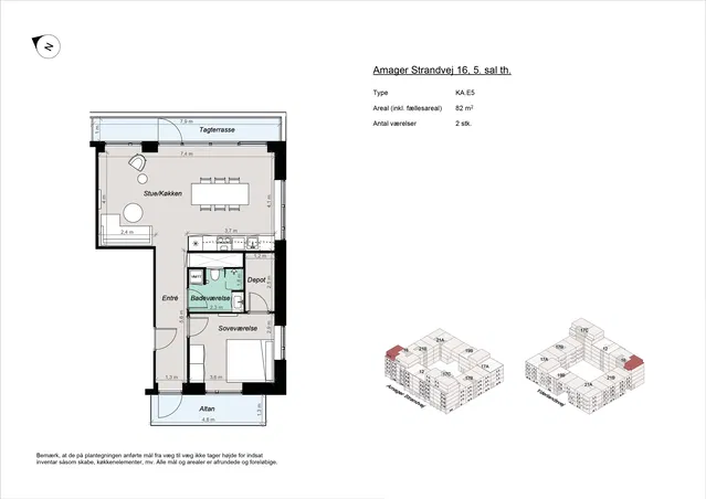 apartment Nybygget lejligheder ved Amager Strandpark