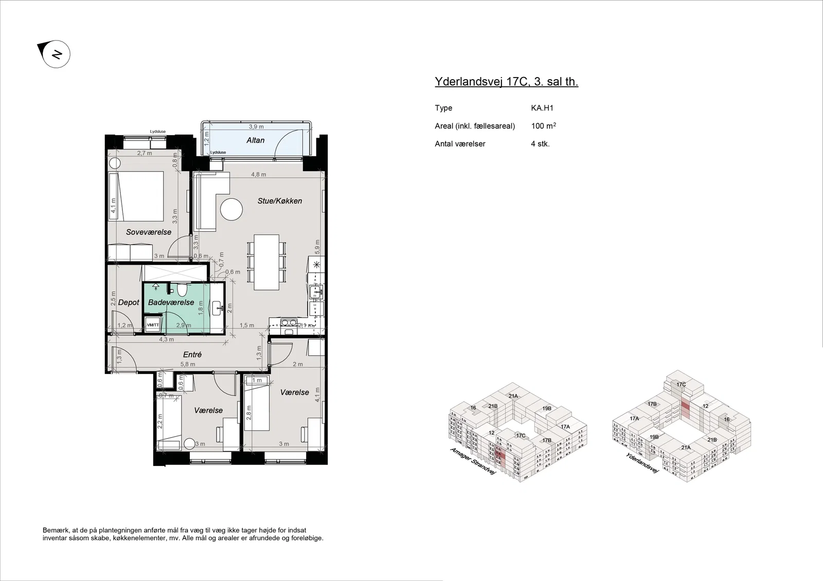 apartment Nybygget bolig ved Amager Strandpark