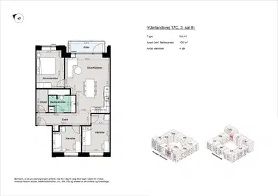 Visual presentation of the listing