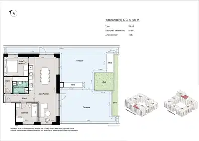 Visual presentation of the listing