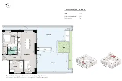 Visual presentation of the listing