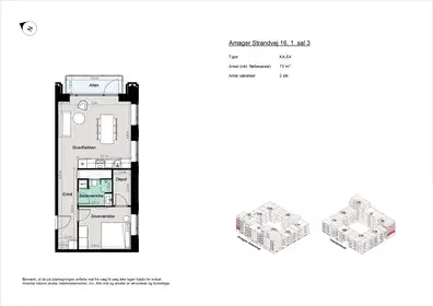 Visual presentation of the listing