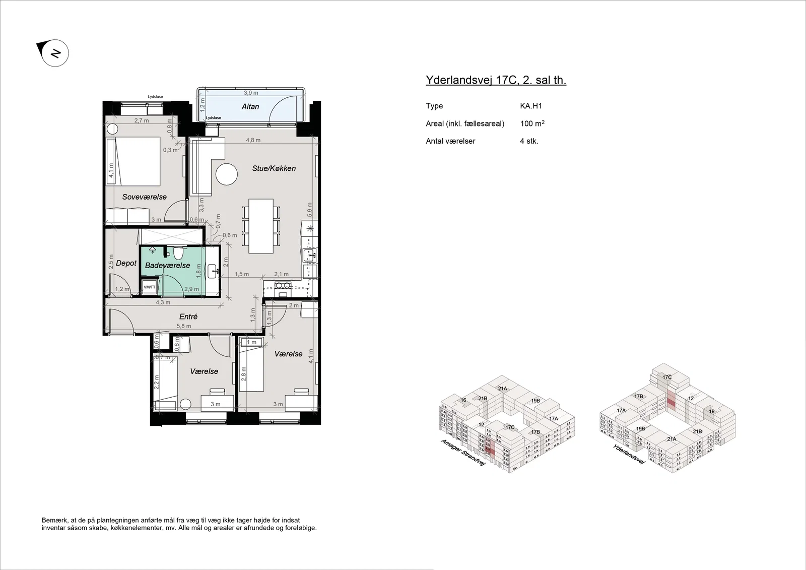 apartment Nybygget bolig ved Amager Strandpark