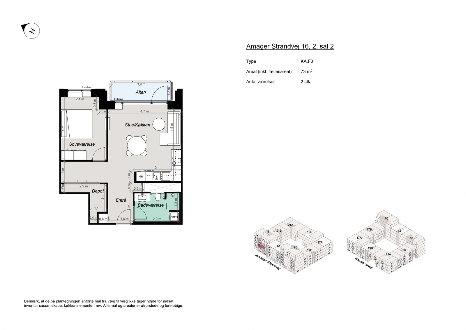 apartment New-build Apartments by Amager Strandpark