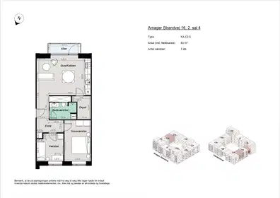 Visual presentation of the listing