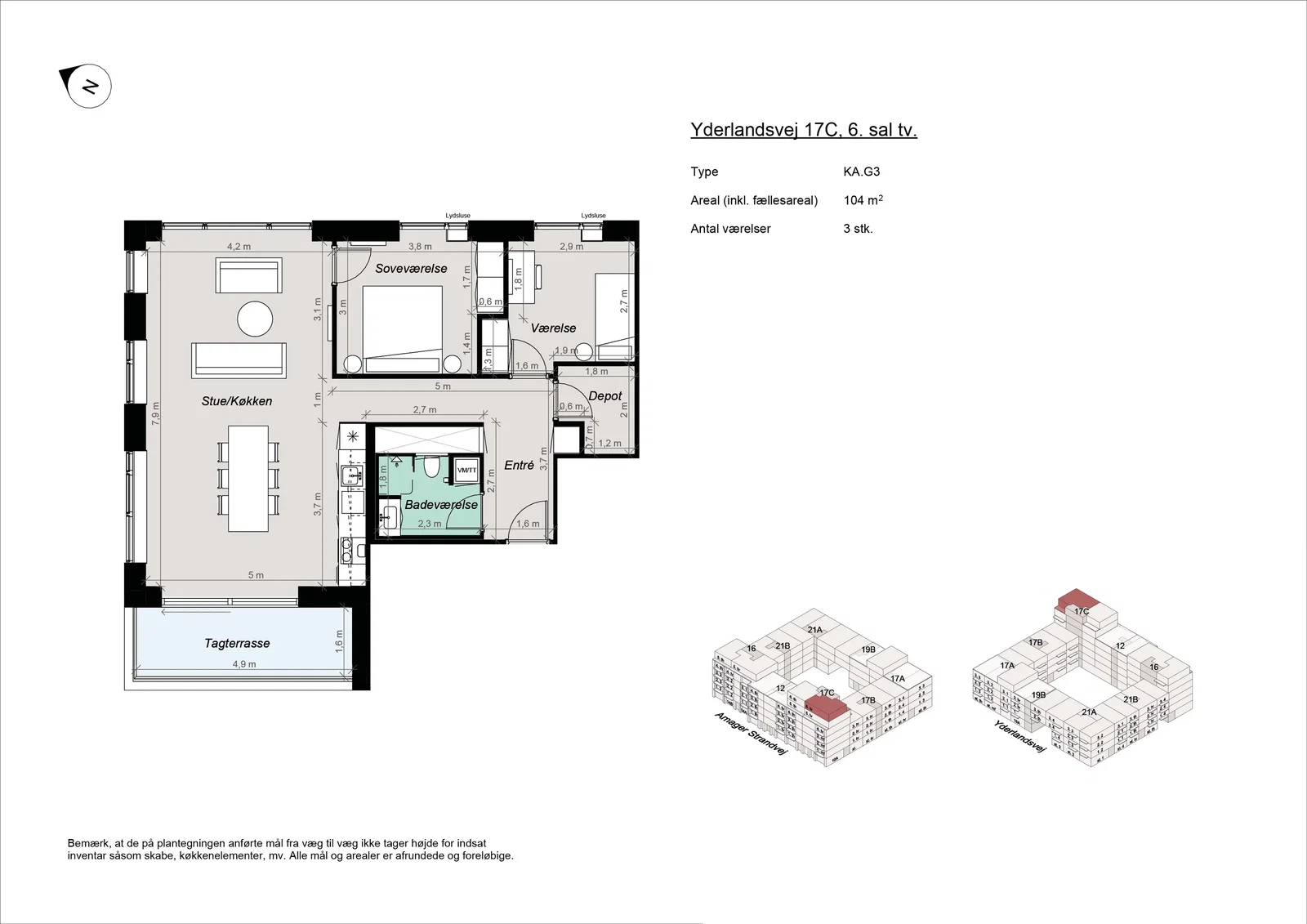 apartment New-build housing near Amager Strand