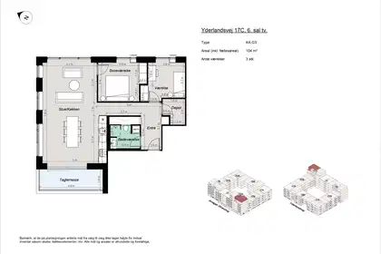 Visual presentation of the listing