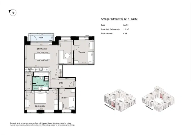 apartment Nybygget bolig ved Amager Strandpark