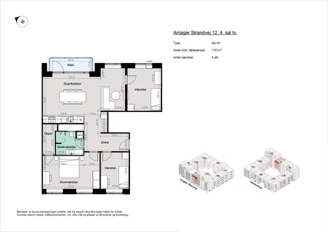 apartment Nybygget bolig ved Amager Strandpark