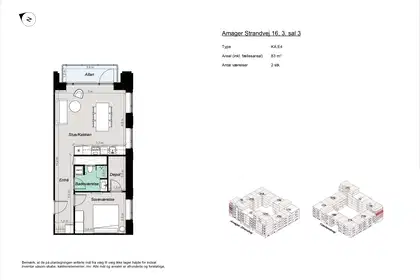 Visual presentation of the listing
