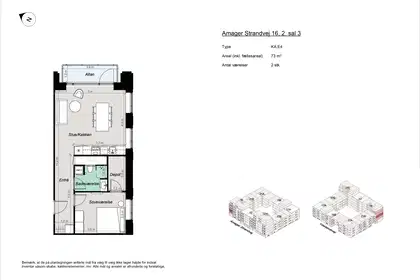 Visual presentation of the listing