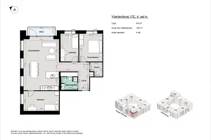 Visual presentation of the listing