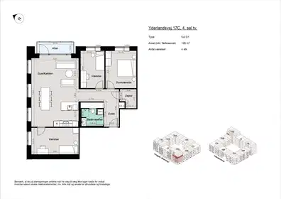 Visual presentation of the listing
