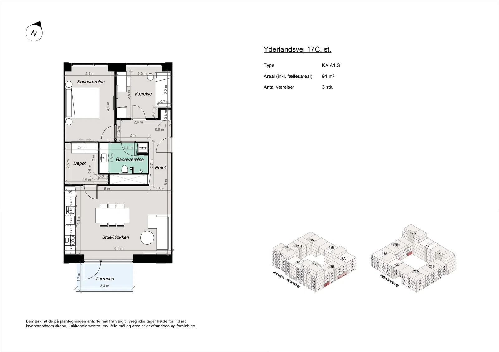 apartment New-build housing near Amager Strand