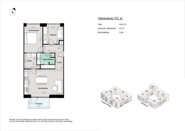 apartment New-build housing near Amager Strand