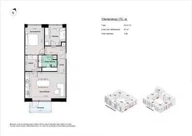 Visual presentation of the listing