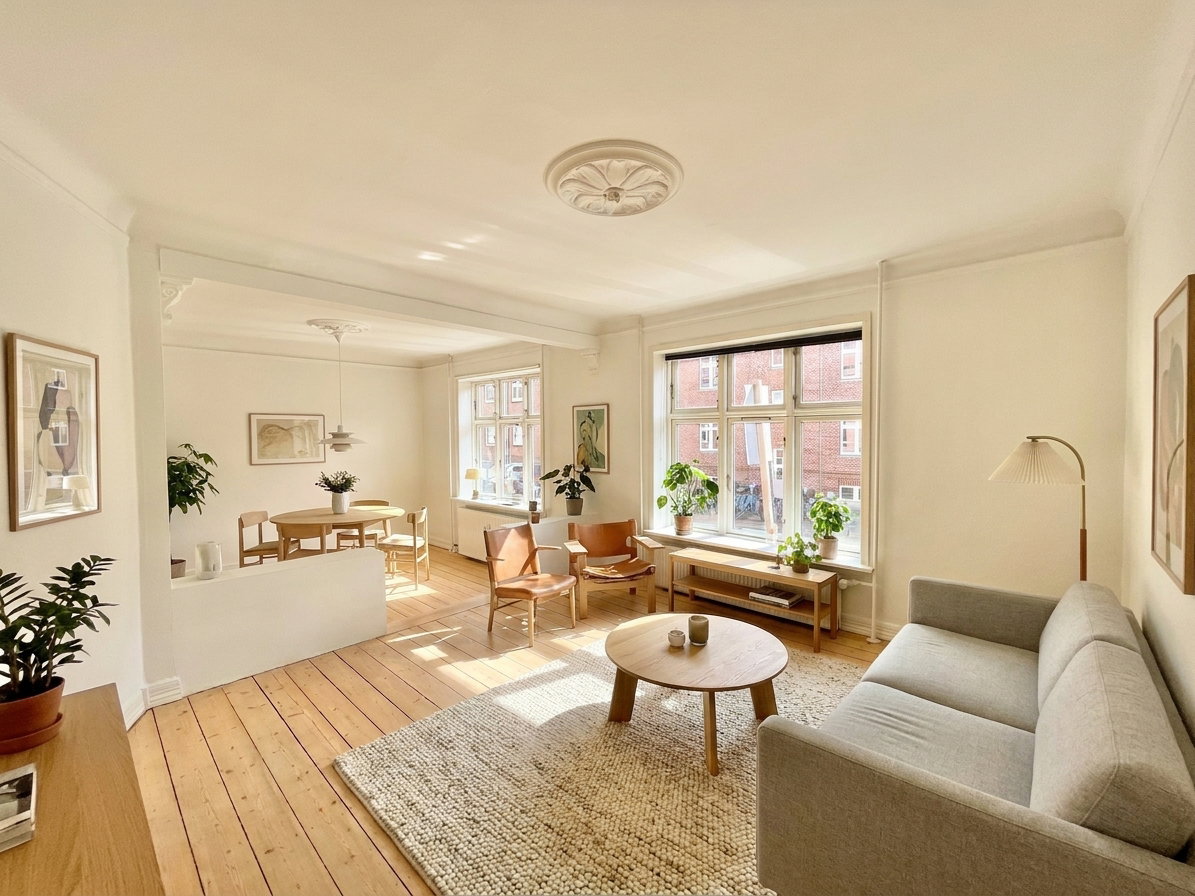 apartment Lys 4-værelses bolig på 117 m² i Aalborg