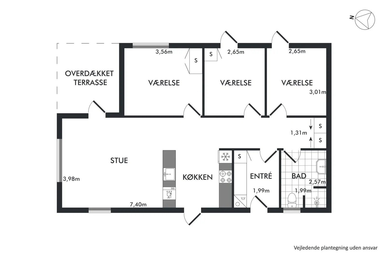 Visual presentation of the listing