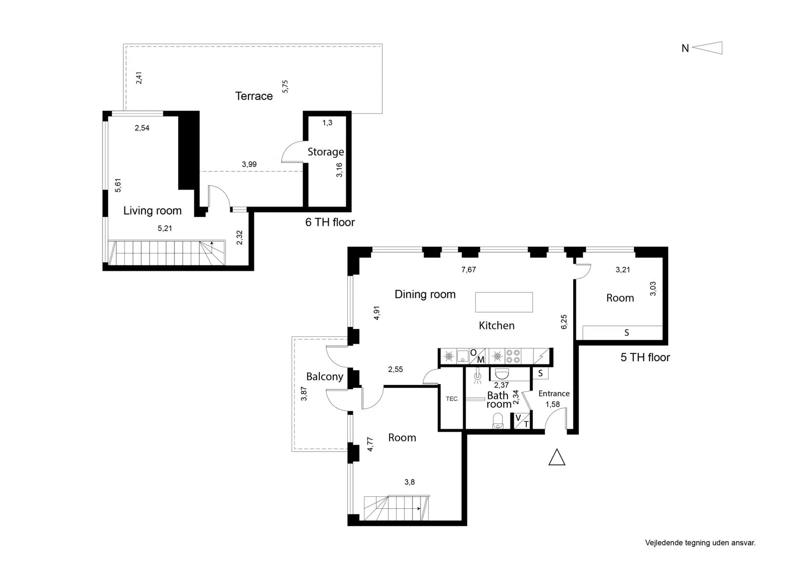 Visual presentation of the listing