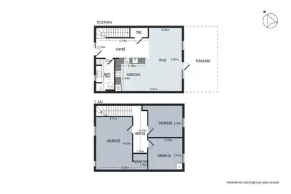 Visual presentation of the listing