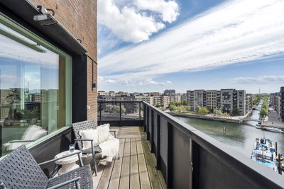 Rummelig bolig i to etager med stor solterrasse - Frederikskaj, København SV - 4