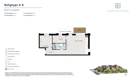 Visual presentation of the listing