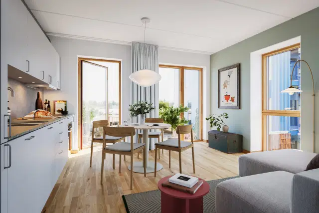 apartment Bolig tæt på vand, natur og byliv