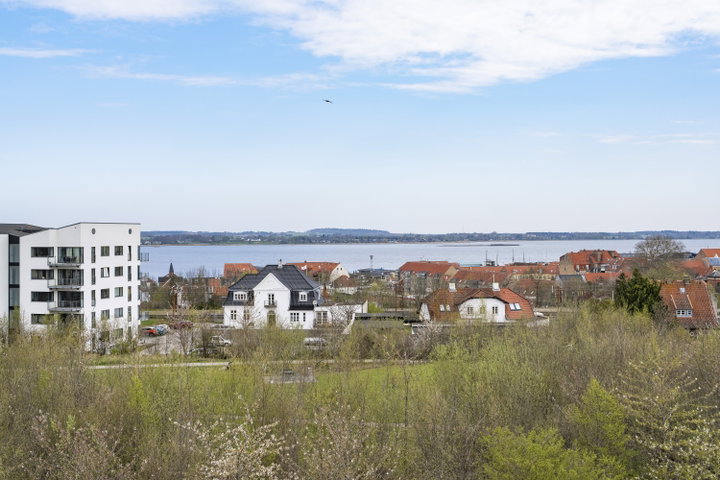 Penthouse med tagterrasse, altan og fjordudsigt - Jernstøberiet, Holbæk - 1