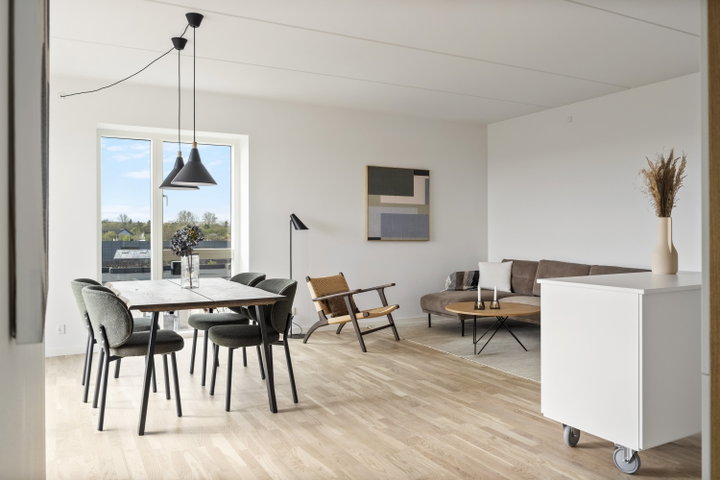 Penthouse med tagterrasse, altan og fjordudsigt - Jernstøberiet, Holbæk - 3