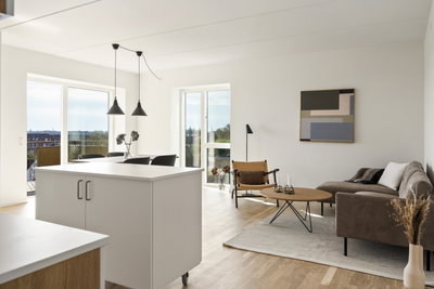 Penthouse with Roof Terrace, Balcony and Fjord View - Jernstøberiet, Holbæk - 1