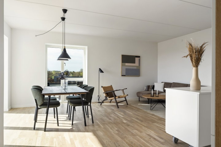 Penthouse med tagterrasse, altan og fjordudsigt - Jernstøberiet, Holbæk - 4