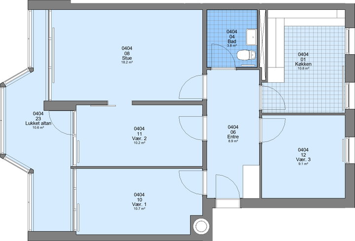 Dejlig apartment - Kongeleddet, Rødby - 3
