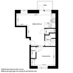 Visual presentation of the listing
