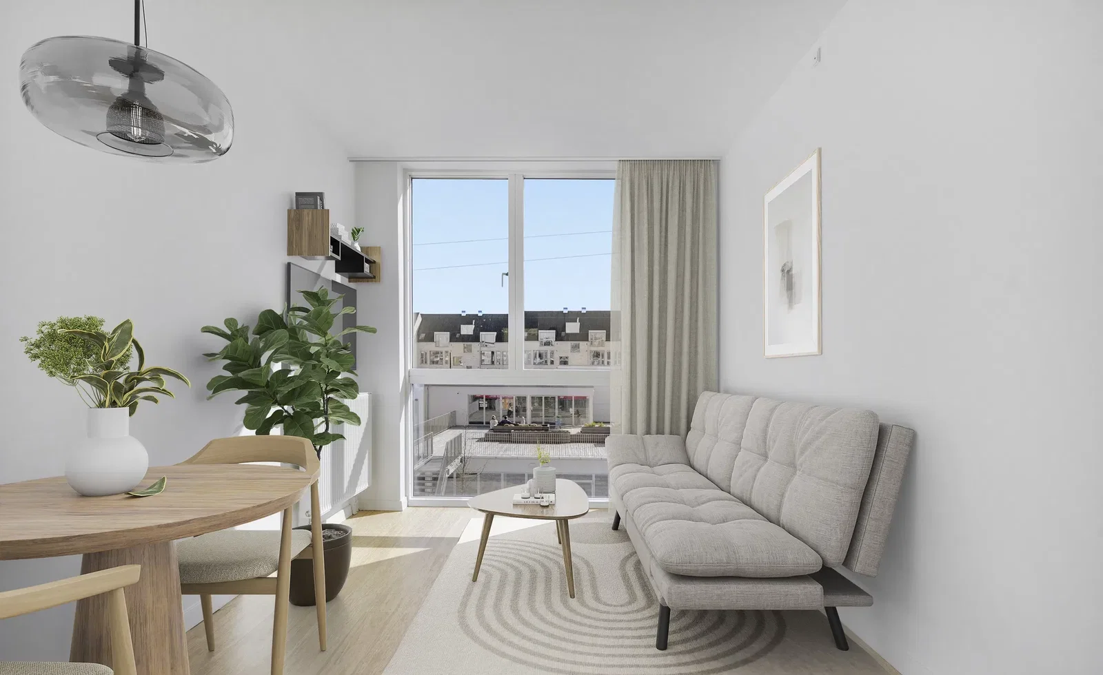 apartment Lys 1-værelses, 41 m² i Nordvest, København