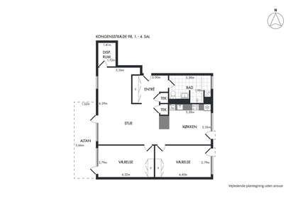 Visual presentation of the listing