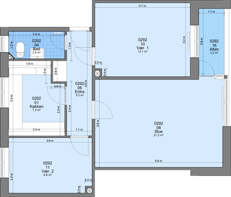 Visual presentation of the listing