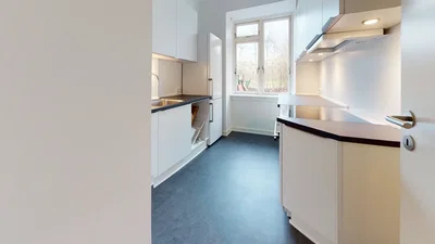 Lys 2-værelses lejlighed med separat køkken i NV - Frederiksborgvej, København NV - 1