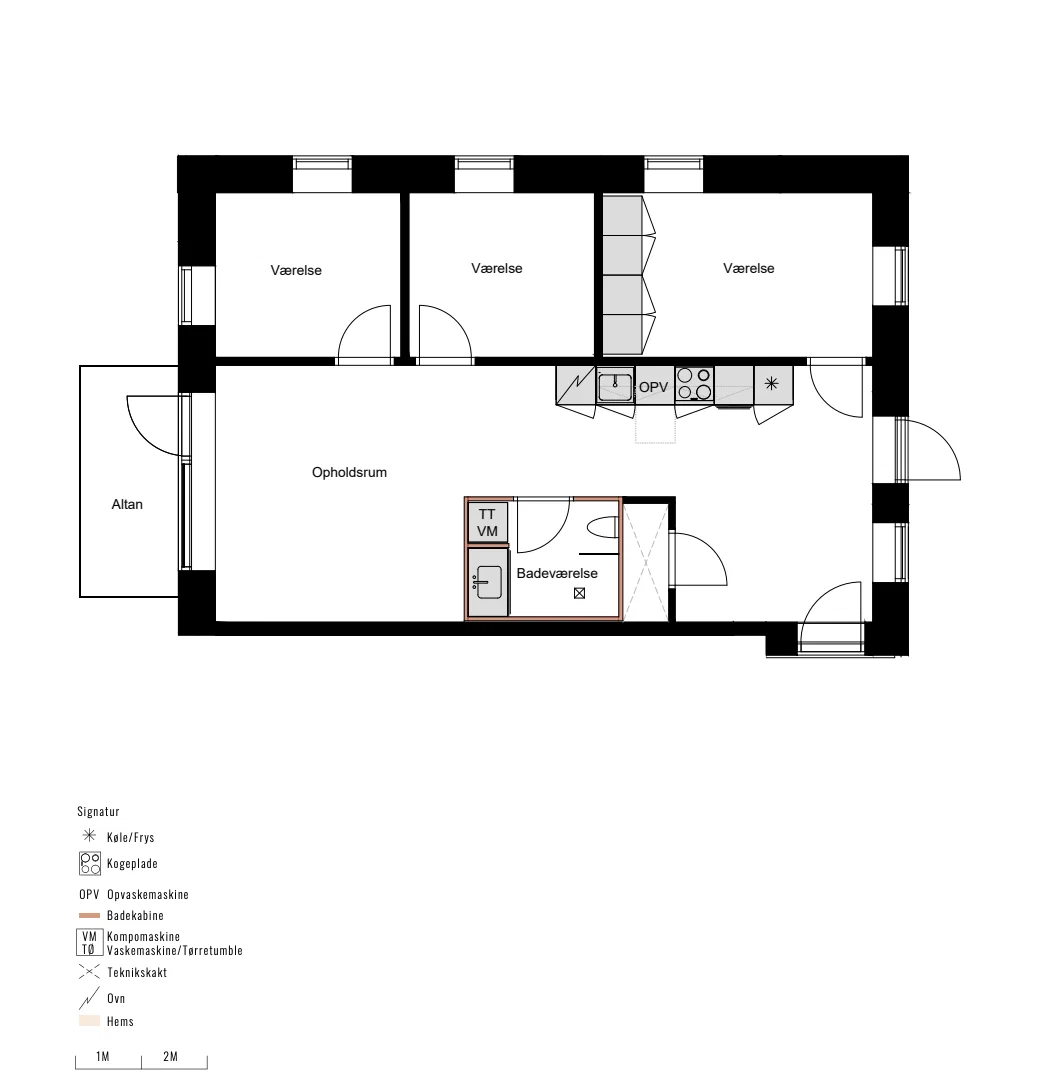 Visual presentation of the listing