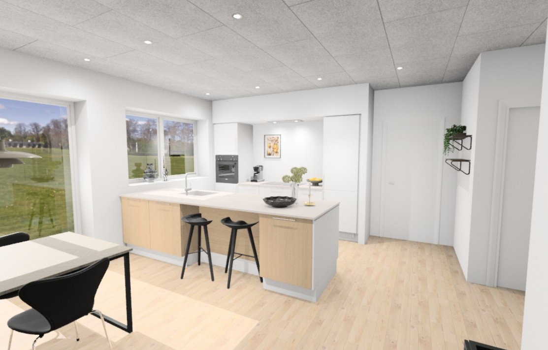 house Nybygget, energivenlig og moderne hus til leje på Kong Christoffers Vej