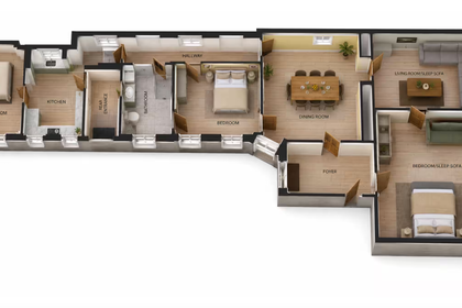 Visual presentation of the listing