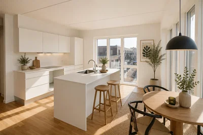Lys 2-værelses lejlighed i moderne ejendom - Asken, Holbæk - 1