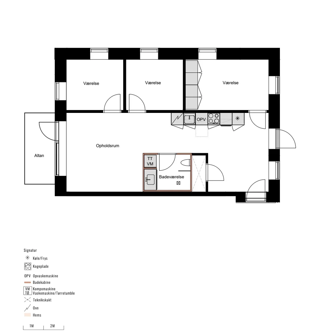 Visual presentation of the listing