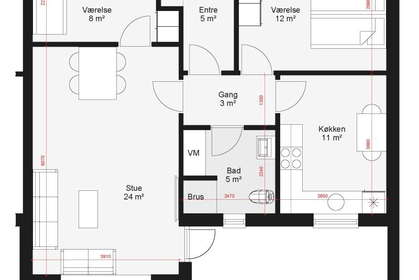 Visual presentation of the listing