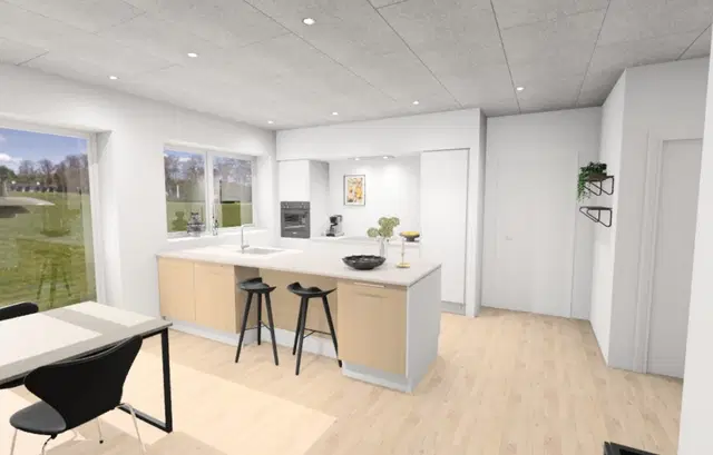 house Nybygget, energivenlig og moderne hus til leje på Kong Christoffers Vej