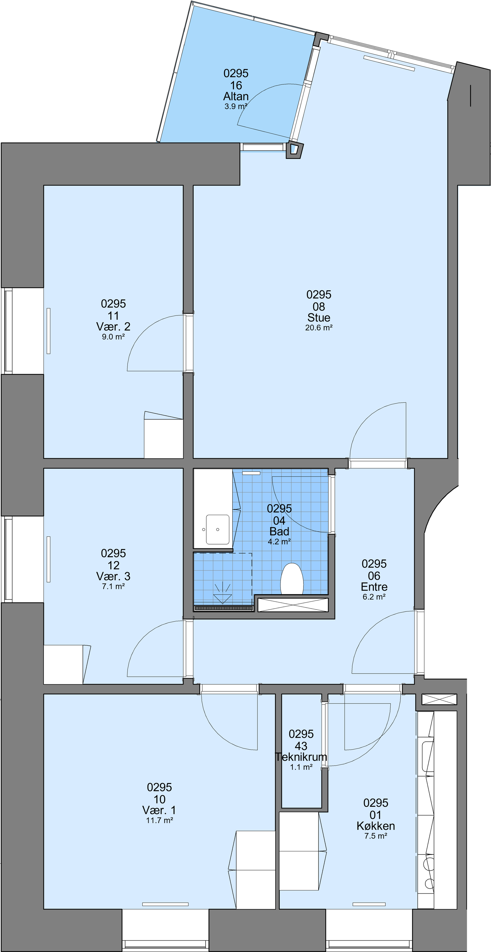 Visual presentation of the listing