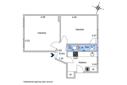 Visual presentation of the listing