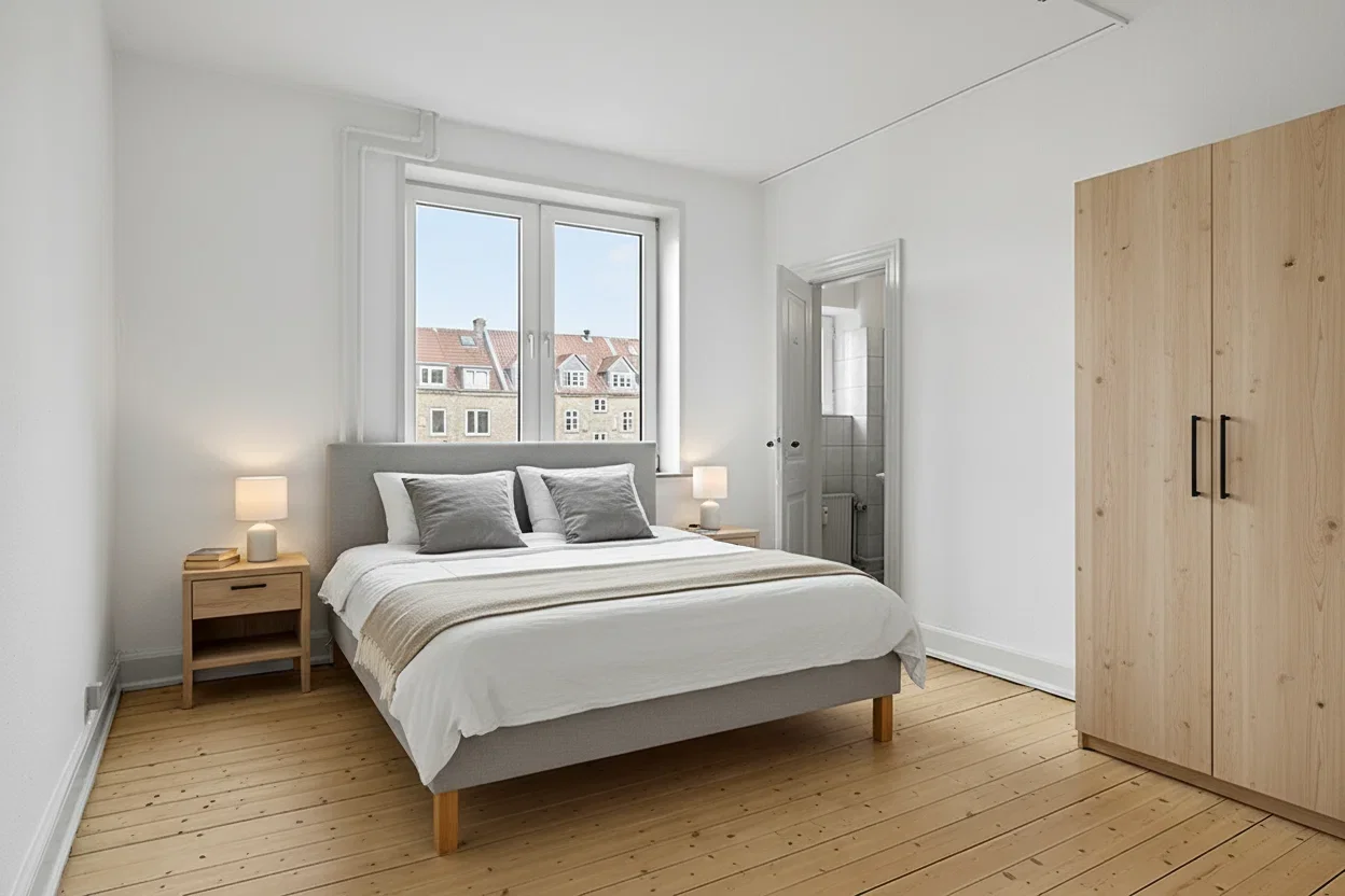 apartment Bright Two-Room Apartment with Views of Østre Anlæg in a Classic Brick Building