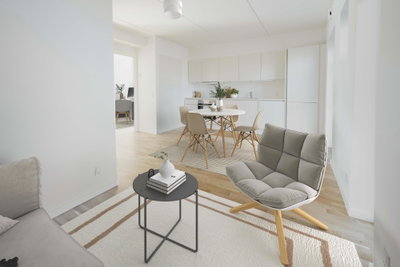 Delevenlig 3-værelses bolig med terrasse nær Aarhus C - Tulipanhaven, Aarhus N - 3
