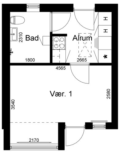 1-værelses apartment i Thyholm - Orkidevej, Thyholm - 4