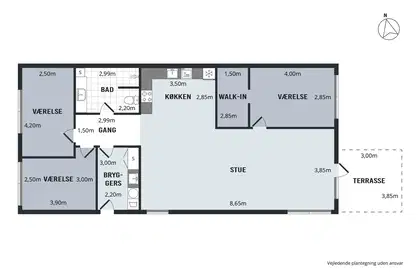 Visual presentation of the listing